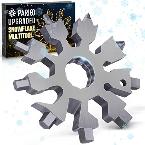 Многофункционални инструменти PARIGO Snowflake, Подаръци за мъже, Мультитул 20 в 1, Коледни Пълнители за Отглеждане,