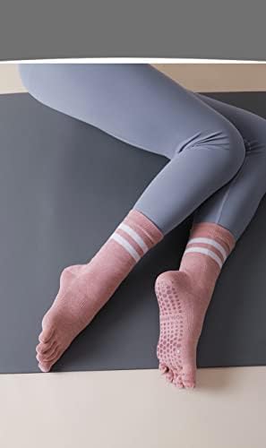 Дамски Нескользящие Чорапи за йога Homrap, Чорапи с гърчове, за Пилатес, Pure Барабани, Балет, Танци, Тренировки