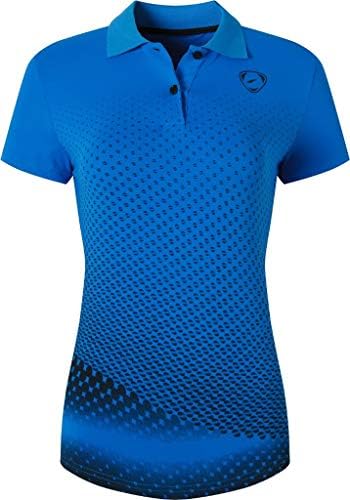 дънкови Дамски Тениска Поло 3 Опаковки За спортове на открито Dry Fit Poloshirt, Тениска за тенис играчи в голфа