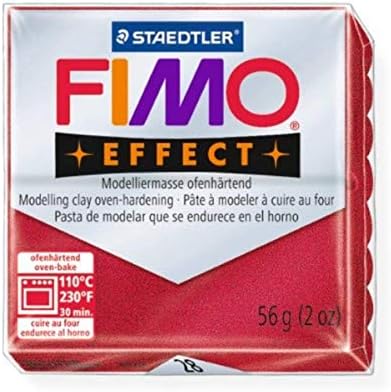 STAEDTLER FIMO Effect Металик Рубинено червено (28) Цвят за скулптура от полимерна глина с ефект FIMO цвят за