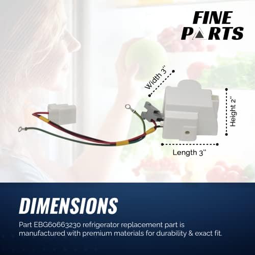 FineParts Подмяна на Реле за Стартиране на компресора на хладилника LG Термистор Комплект за сглобяване на Части