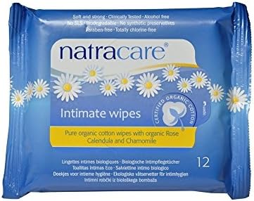 Org Памучни кърпички за интимна хигиена (12 парчета) - (5 опаковки), от NATRACARE