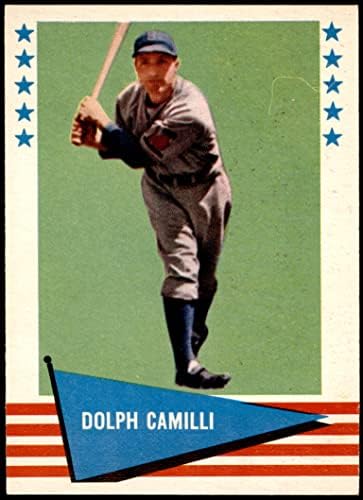 1961 Fleur 97 Долф Камилли Лос Анджелис Доджърс (Бейзбол карта) NM/MT Dodgers