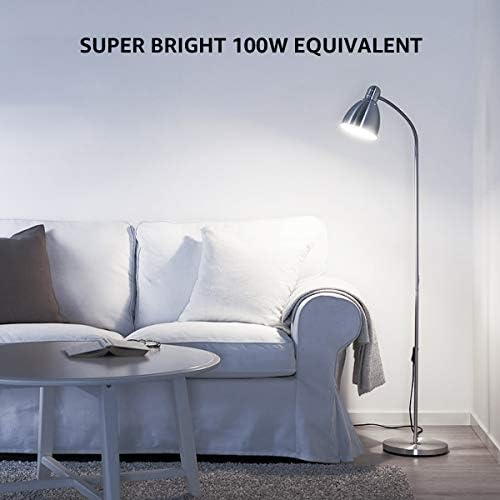 Комплект - 2 броя: Led дневни светлини A19 E26 1500 Лумена бял цвят и 4 опаковки интелигентни светодиодни лампи