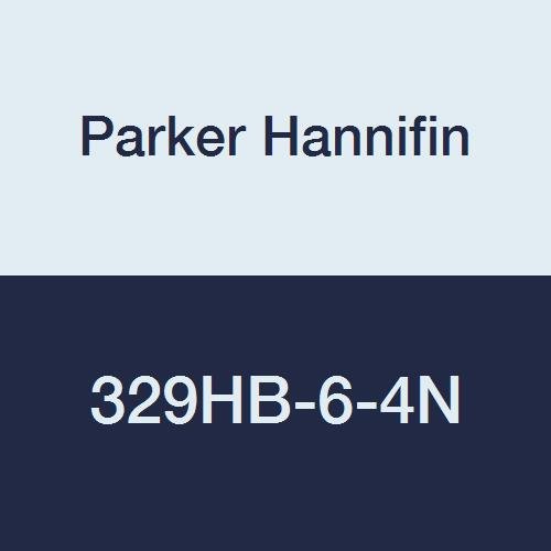 Parker Hannifin 329HB-6-4N Найлонов Свързващ тръбен накрайник с Назъбени, ъгъл на наклона и 90 Градуса, 3/8