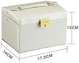 DANN Чанта Домашна Удобна Кутия за съхранение с Висулка, Пръстен Кутия за Обеци За Съхранение на Бижута и Многопластова