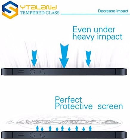 Ytaland [2] За Samsung Galaxy S8 Active Защитно фолио за екран от Закалено Стъкло Със защита от пръстови отпечатъци,