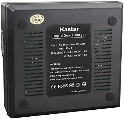 Бързо зарядно устройство Kastar LCD за подмяна на батерии Canon BP-A30 BP-A60 BP-а a65 BP-A90 US 0870C002, зарядно