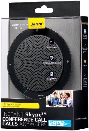 Жичен микрофон Jabra Speak 410 за софтфонов – Лесна за настройка на преносими USB-колона за провеждане на срещи
