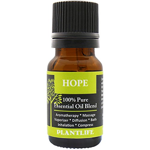 Смес от етерични масла Plantlife Hope за ароматерапия - Директно от растенията, Чист Терапевтичен клас