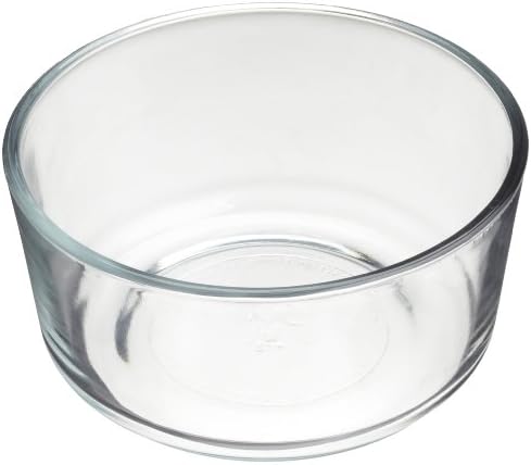 Класически Стъклен Контейнер за съхранение на хранителни продукти Anchor Hocking с капак, Син, 4 Чаши