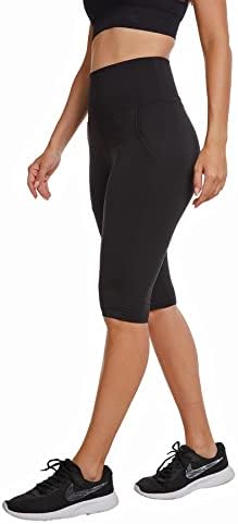 Zioccie Капри с висока талия и Гамаши цялата дължина за жени - Мазни Меки Панталони за Йога с контрол на корема