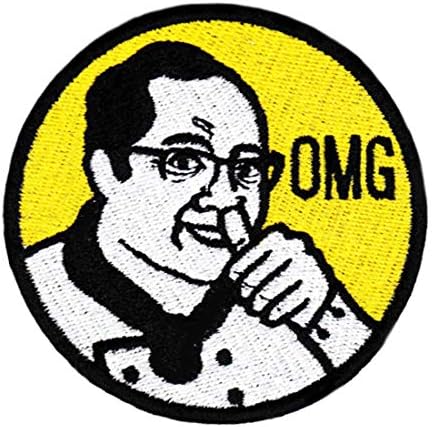 Готин и Забавен Мъж / готвач, Ковыряющий В носа Нашивку OMG риза на 8 см - Икона - Ленти - Филм - Икони - Готвач