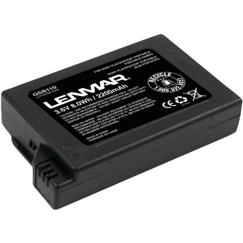 Преносимото батерия Lenmar за Sony PSP-1000 PSP-1000K Заменя OEM Sony PSP-110 PSP-280