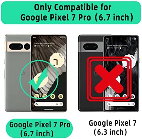 Чанта-портфейл VANAVAGY Google Pixel 7 Pro 5G за жени и мъже, Кожен калъф за мобилен телефон Google Pixel 7
