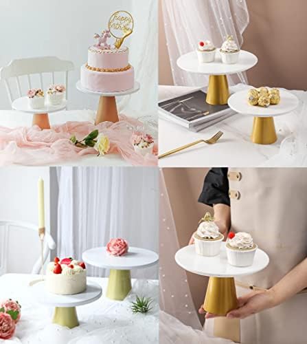 Комплект Витрини за Десерт на Масата Harmey Gold Cake Stand Set 5 Опаковки на Съвременни Метални Каботажните