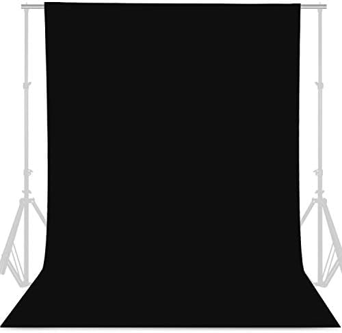 GFCC 6 фута x 9 метра на Черен Фон, Фон за Снимки на Фона Фотобудки за Фотосесия на Фона на екрана, Видео улавяне