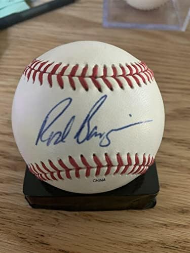 Официален представител на Международната лига бейзбол Род Барахас с Автограф - Бейзболни топки с Автографи