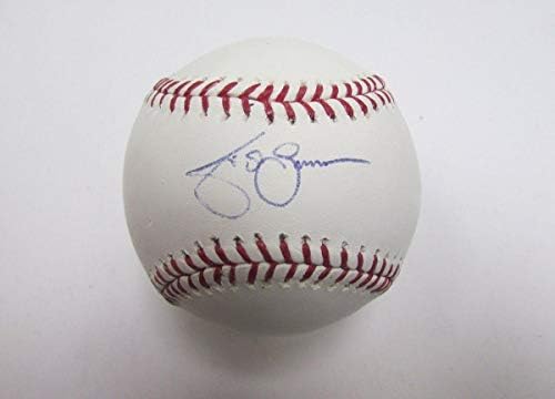 Джон Ланнан Подписа / С Автограф на OML Baseball 139722 - Бейзболни топки с Автографи