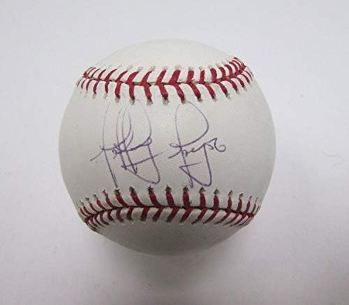 Джеф Geary Филис Подписа / С Автограф на OML Baseball 139725 - Бейзболни топки с Автографи