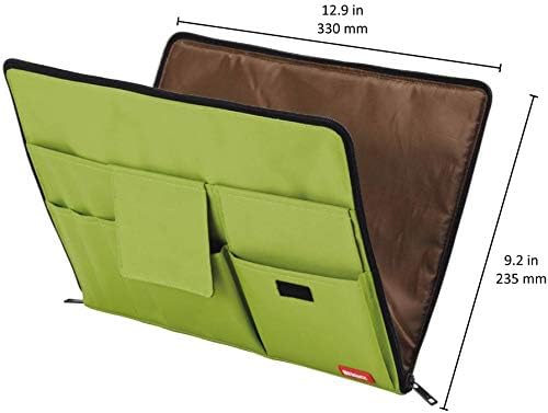 Калъф за лаптоп LIHITLAB с джобове за багаж (чанта в чантата), 10 x 13,8 инча, черен (A7554-24)