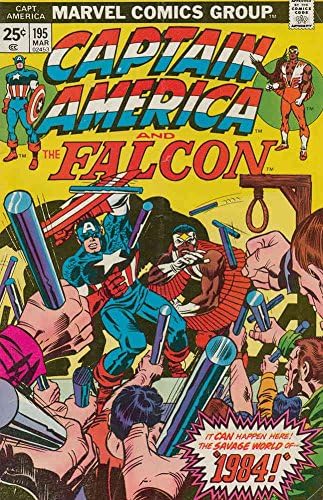 Капитан Америка (1-ва серия) 195 (с марката Marvel Value) VF ; Комиксите на Marvel | Джак Кърби - Фалькон