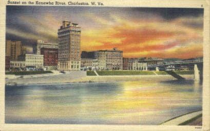 Пощенска картичка от Чарлстън, Западна Вирджиния