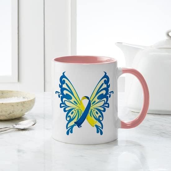 CafePress Monarch Butterfly Mugs Керамични Чаена Чаша, Чаена Чаша 11 грама