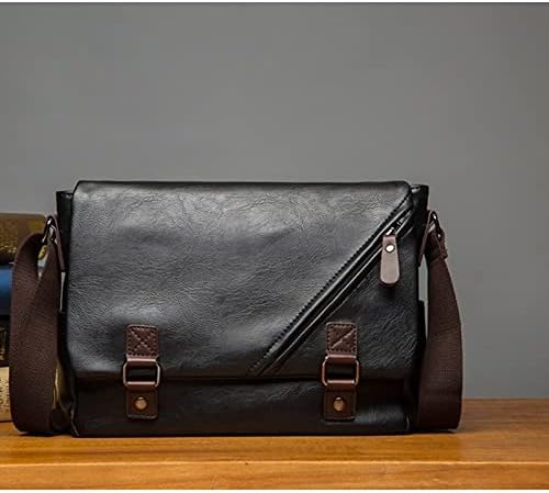 XIULAIQ Ежедневна чанта-Месинджър, Мъжки портфейл с Голям Капацитет, чанта през рамо, Мъжки кожени мъжки сака