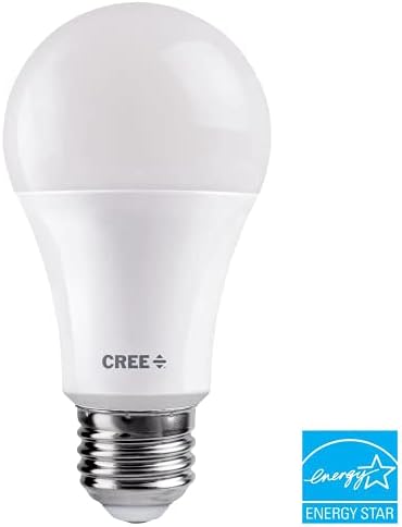 Крушка Cree Lighting Изключителна серия A19, Led лампа с регулируема яркост 2700K, 75 W + 1100 Лумена, наивно-бяла,