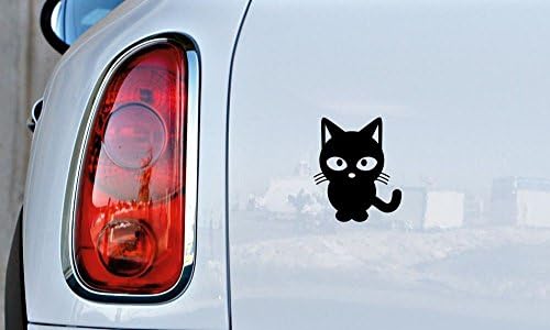 Котката е Сладък Карикатура Версия 4 Automotive Vinyl Стикер Стикер на Бронята за Авто Автомобили, Камиони Предното
