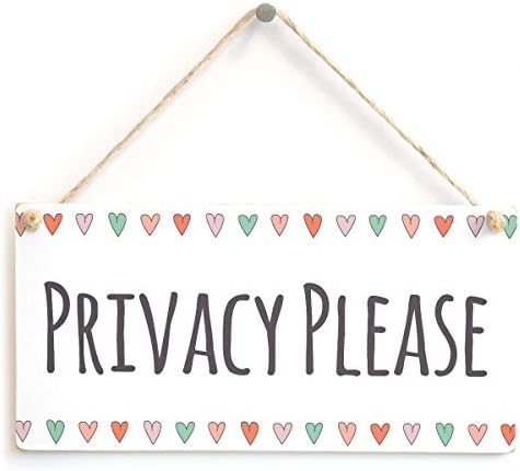 Meijiafei Privacy Please - Функционален знак Не безпокойте, Виси на врата хотел тип легло и закуска 10 X 5