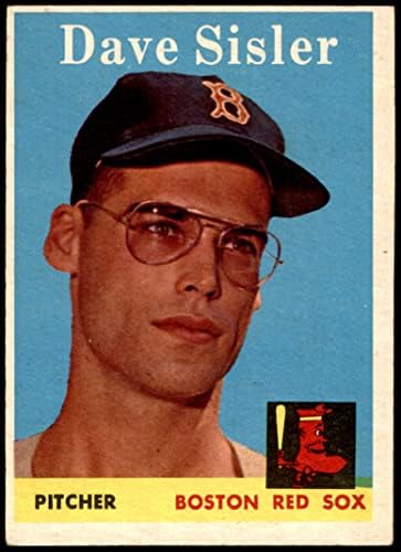 1958 Topps 59 Дейв Сислер на Бостън Ред Сокс (Бейзболна картичка) VG/БИВШ Ред Сокс