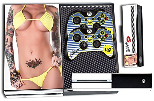 Дизайнерски кожата конзола Xbox 360 за система на Microsoft Xbox 360 Плюс Две (2) етикети за: Xbox 360 контролера