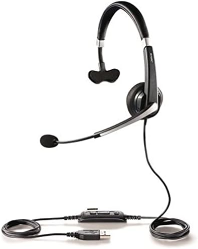 Кабелни слушалки Jabra UC VOICE 550 MS Mono, Оптимизиран за Lync, за Софтфона