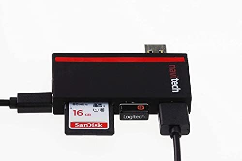 Лаптоп/таблет Navitech 2 в 1 USB 3.0/2.0 Адаптер-hub/Вход Micro USB устройство за четене на карти SD/Micro SD