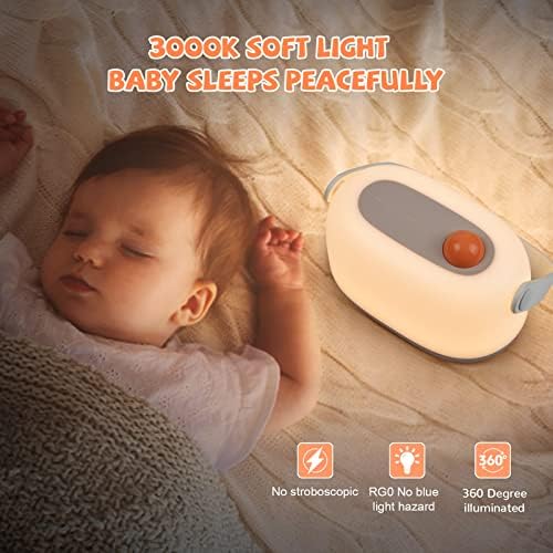 Soshine Baby Night Light Детска Лампа за Кърмене на деца и Сънотворно USB Акумулаторна Димиране Топъл Детски