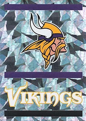 2021 Етикети Панини 407 Фолио с логото на отбора Minnesota Vikings NFL Футбол Мини-Стикер Търговска Карта