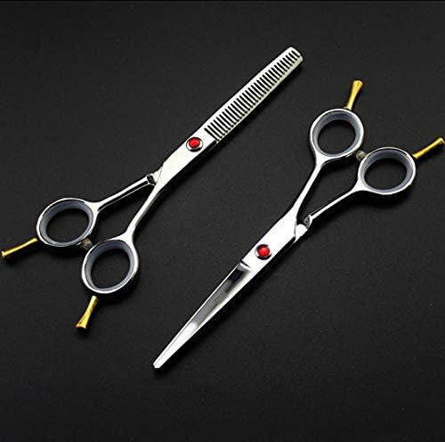 Ножица за подстригване на коса, 5,5-инчов професионален комплект ножици за коса 440c, фризьорски салон машина