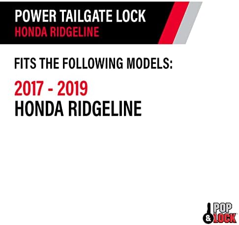 POP & Lock – Разход на заключване на задната врата на Smart Lock е Подходящ за модели на Honda Ridgeline от