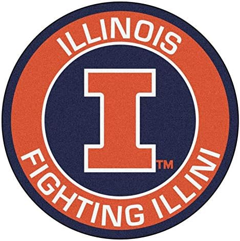 Етикети Illinois Illini (Всякакви размери) Vinyl стикер Illinois Fighting Illini за бронята на автомобила, подгъва,
