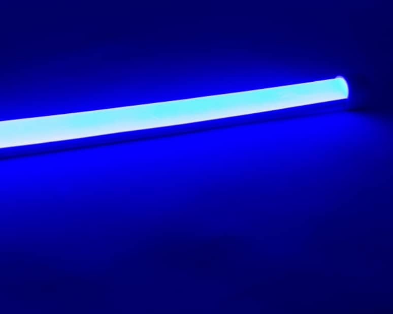 Диоден LED NEON Blaze ™ 24V Линеен led лампа Със странично радиация 1,2 W / фут Синьо 65,6 метрова сонда