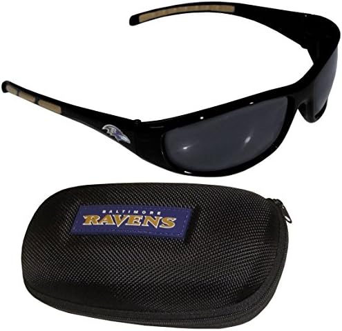Слънчеви очила Siskiyou Sports Cincinnati Bengals с обвивка и футляром с цип
