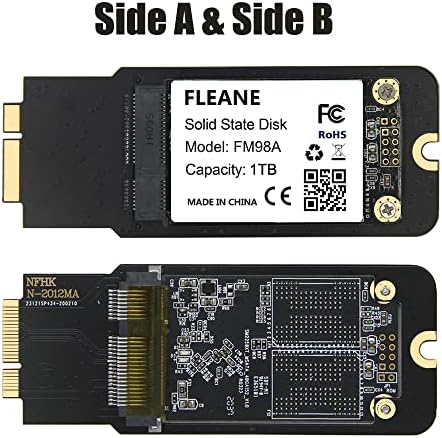 Твърд диск FLEANE FM98A капацитет от 1 TB е Съвместим с MacBook Pro A1398 A1425 (края на 2012, началото на 2013 г.), включва инструменти за монтаж (1 TB)