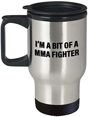 Забавен подарък за ММА - Чаша за пътуване ММА - Подарък бойцу ММА - Смесени бойни изкуства - Малко за бойце