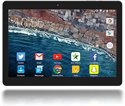 Azpen Сертифициран Google е 10-Инчов таблет с Android OS 10, IPS-дисплей 1280 x 800 HD, 2 GB оперативна памет, 32 GB памет, Двойна Камера, Четириядрен Bluetooth, GPS