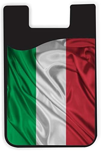 Дизайн на хартата на Италия - Силиконов 3 м Лигав Чанта-портфейл за Кредитни карти, Приклеивающийся към Портфейла,