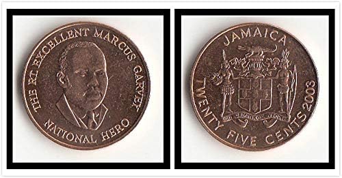 Ямайка 25 Точки Монета Година На Производство Случайни Чуждестранни Монети Подарък Колекция