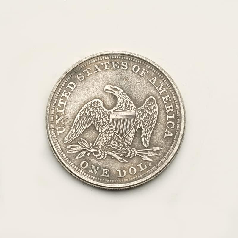 1871 Статуята на Свободата Приема Флаг Сребърен Долар Американска Монета от Свобода Орел Чуждестранна Монета