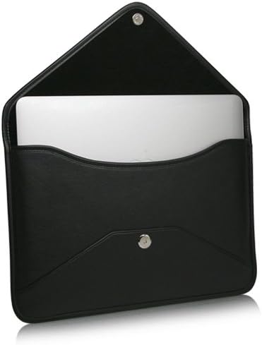 Калъф BoxWave, който е съвместим с LG Грам 16 (16Z90Q) (Case by BoxWave) - Луксозни кожена чанта-месинджър,